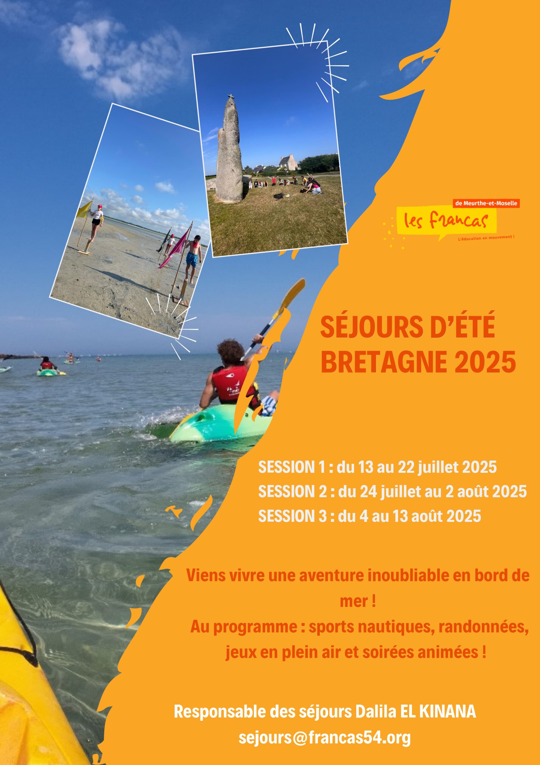 SÉJOURS D’ÉTÉ 2025 EN BRETAGNE