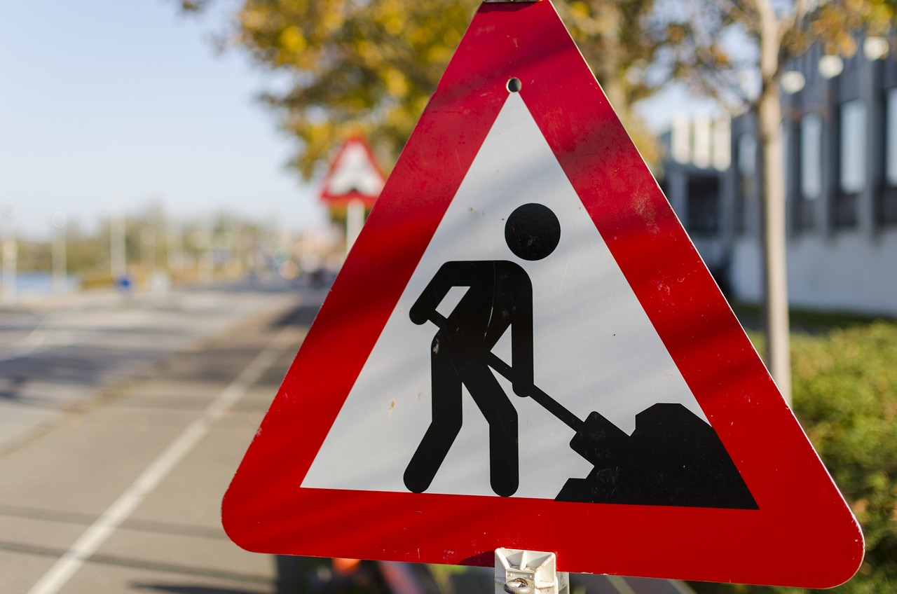 Travaux sur la chaussée